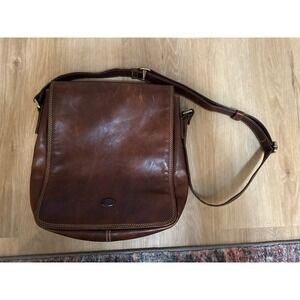 Vintage Italian‎ Leather ilkuoio leather crossbody